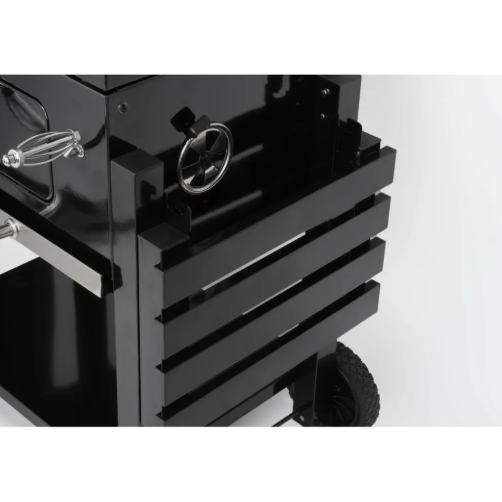 Boretti Carbone houtskoolbarbecue black