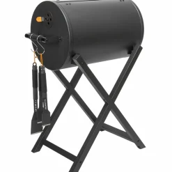 Boretti Fratello 2.0 houtskoolbarbecue black