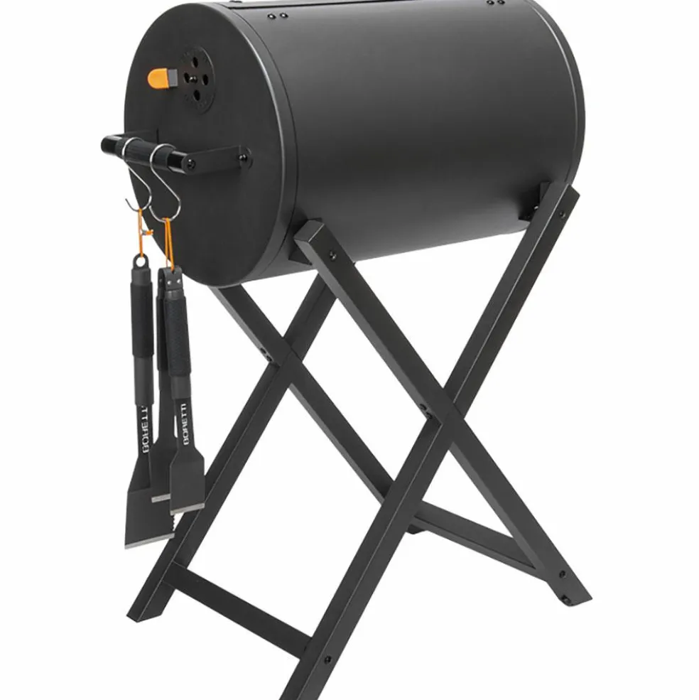 Boretti Fratello 2.0 houtskoolbarbecue black