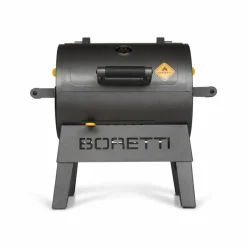 Boretti Terzo houtskoolbarbecue grey