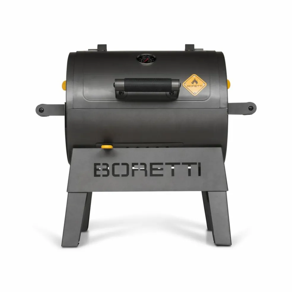 Boretti Terzo houtskoolbarbecue grey