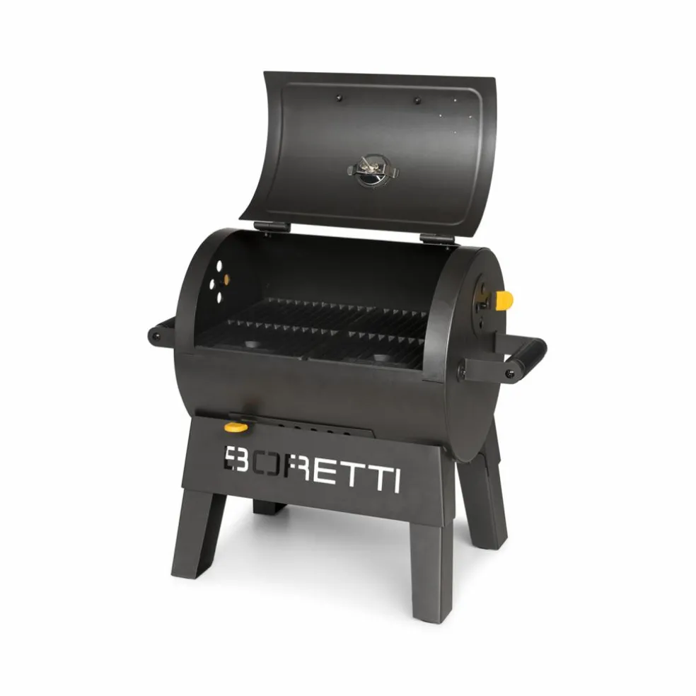 Boretti Terzo houtskoolbarbecue grey