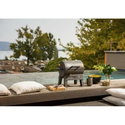 Boretti Terzo houtskoolbarbecue grey