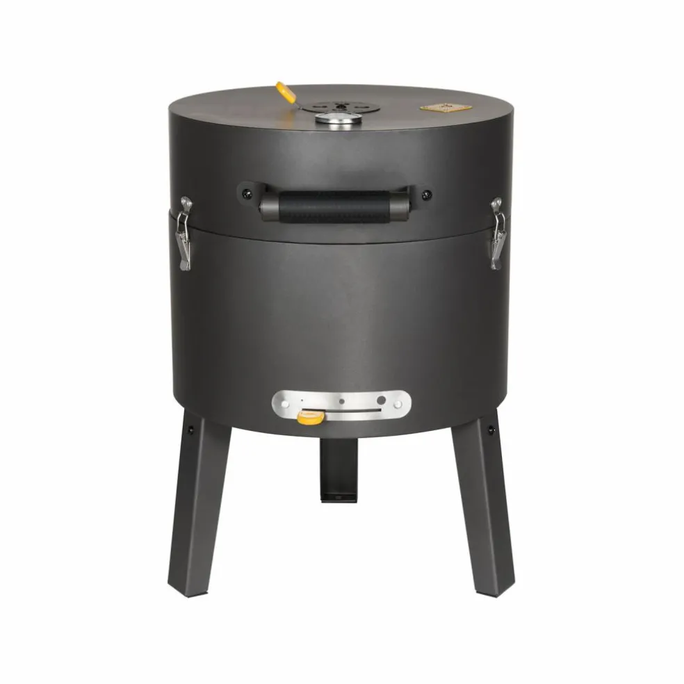 Boretti Tonello houtskoolbarbecue black