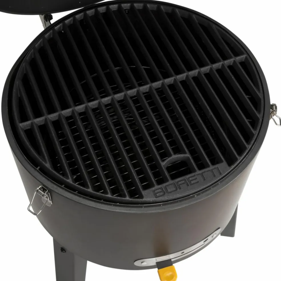 Boretti Tonello houtskoolbarbecue black