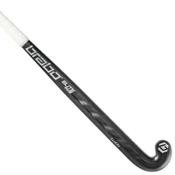 Brabo Elite 5 Carbon WTB Extreme Low Bow hockeystick black silver - 36,5 inch L