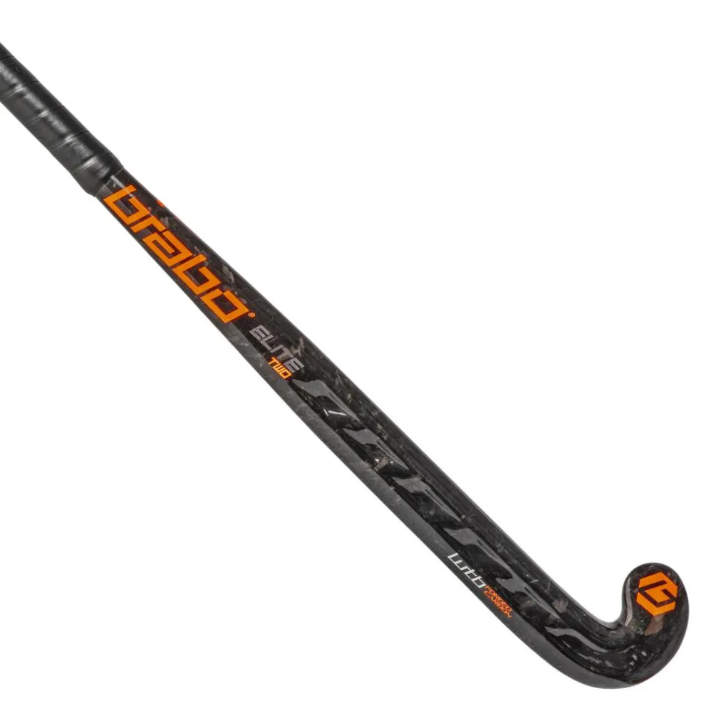 Brabo Elite 2 WTB Forged Carbon Classic Curve hockeystick black orange