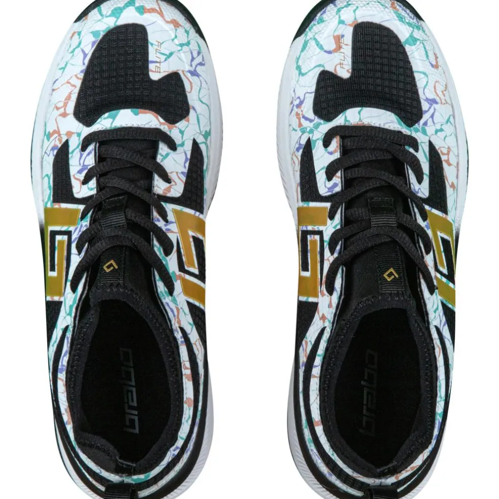 Brabo Elite hockeyschoenen junior marble black