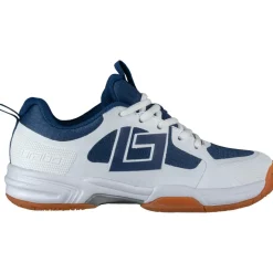 Brabo Indoor Tribute hockeyschoenen junior navy white