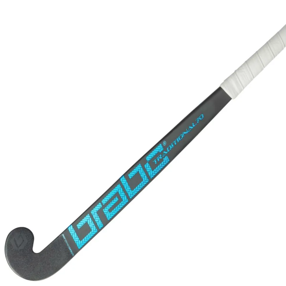 Brabo IT Traditional 70 Extreme Low Bow zaalhockeystick grey