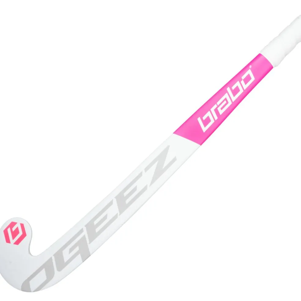 Brabo O'GEEZ Original hockeystick junior pink white