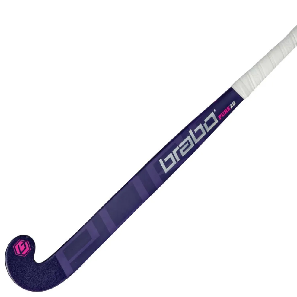 Brabo Pure 20 Low Bow hockeystick purple magenta - 36,5 inch