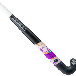 Brabo Pure 20 Low Bow hockeystick black purple - 36,5 inch