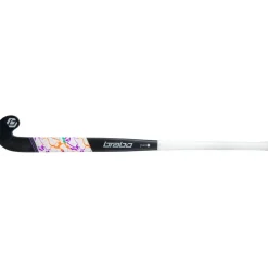 Brabo Pure 20 Pro Bow hockeystick black purple - 36,5 inch