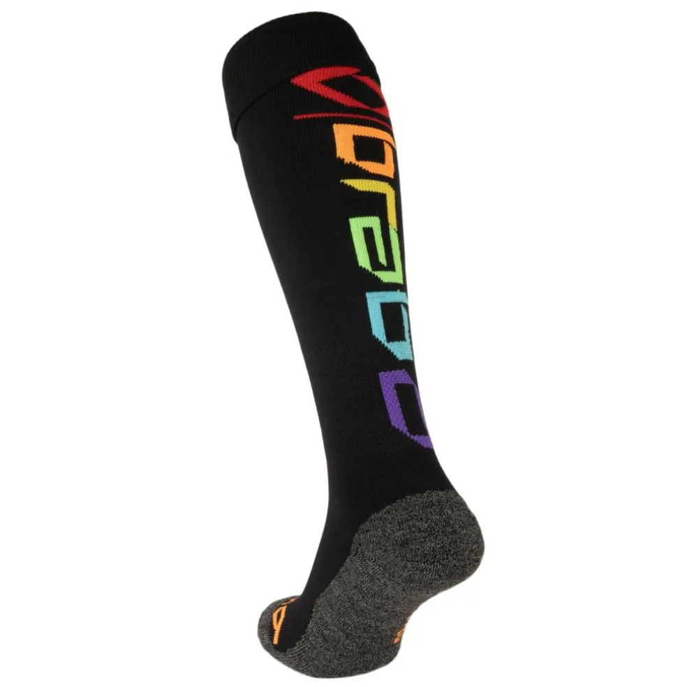 Brabo Tech hockeysokken black rainbow