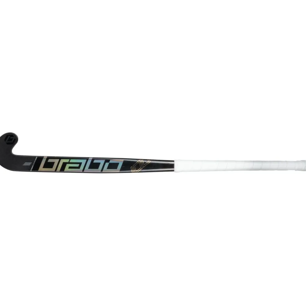 Brabo Traditional Carbon 100 Extreme Low Bow hockeystick black gold