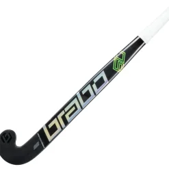 Brabo Traditional Carbon 60 Low Bow hockeystick black neongreen