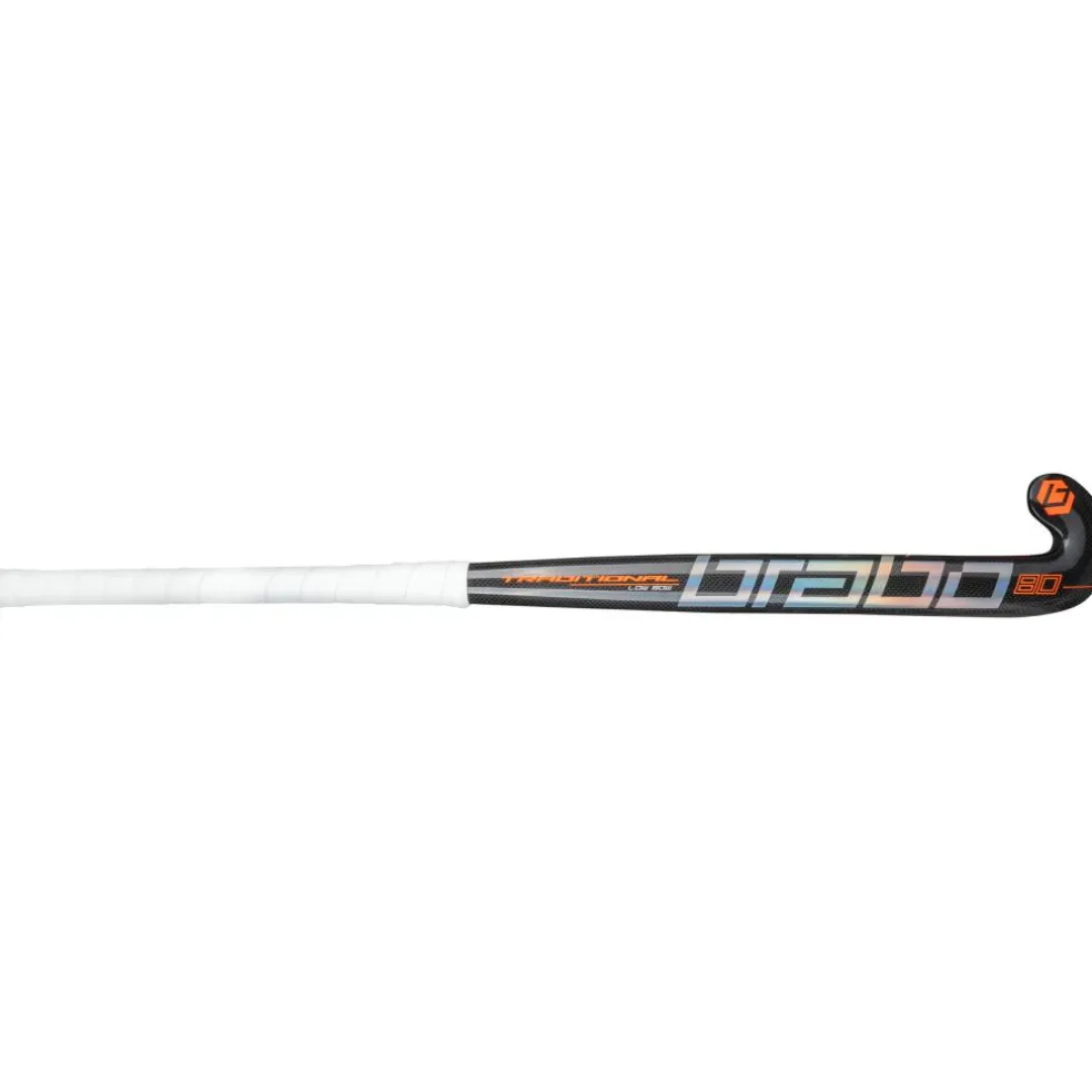 Brabo Traditional Carbon 80 Low Bow hockeystick black orange