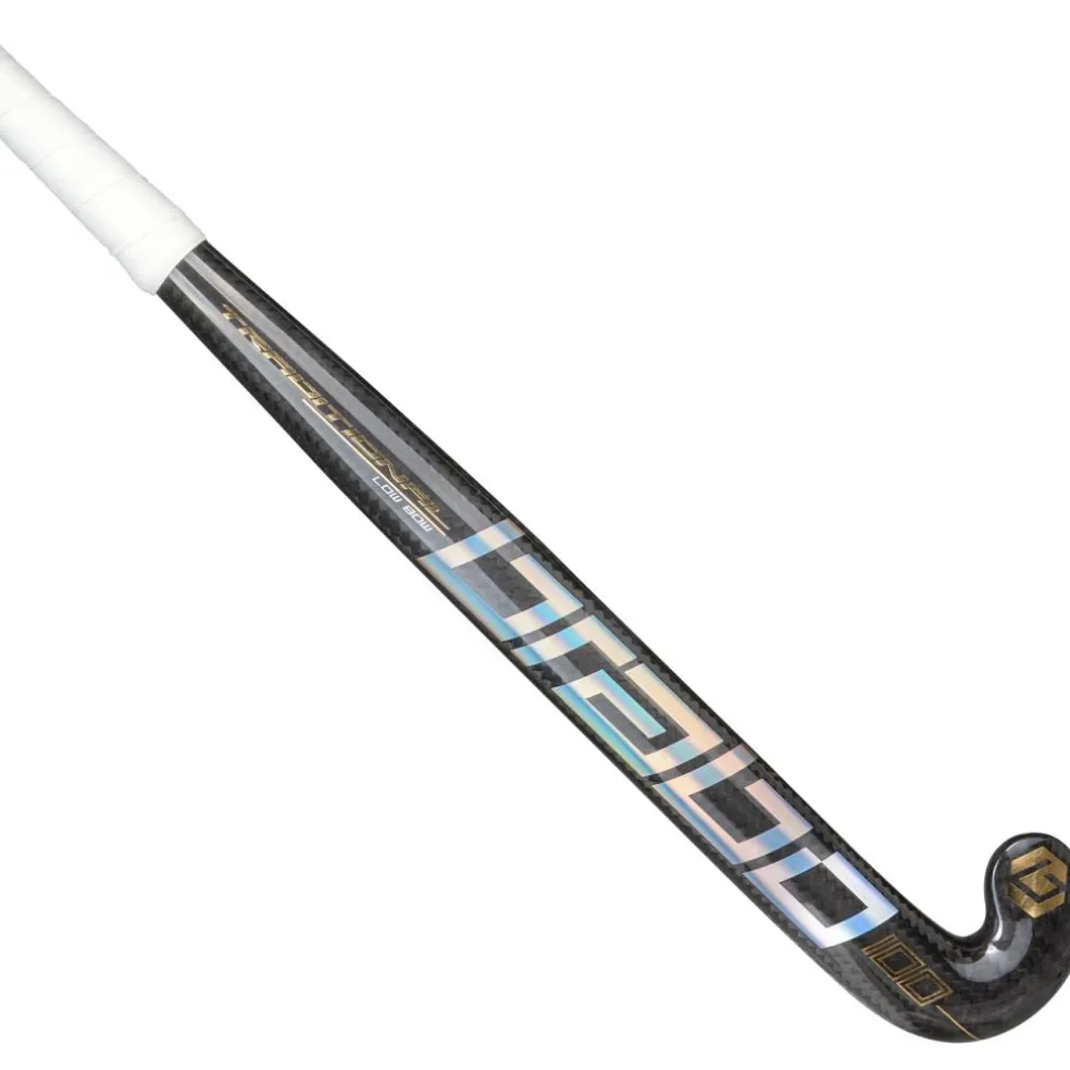 Brabo Traditional Carbon 100 Low Bow hockeystick black gold