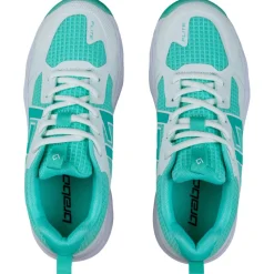 Brabo Tribute hockeyschoenen junior aqua white inclusief slippers