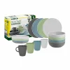 Brunner Lunch Box Dolomit campingservies color mix 16-delig
