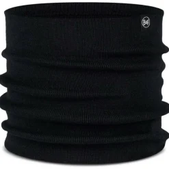 Buff Knitted col lilon black