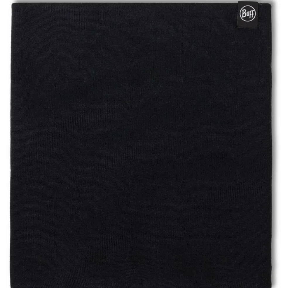 Buff Knitted col lilon black