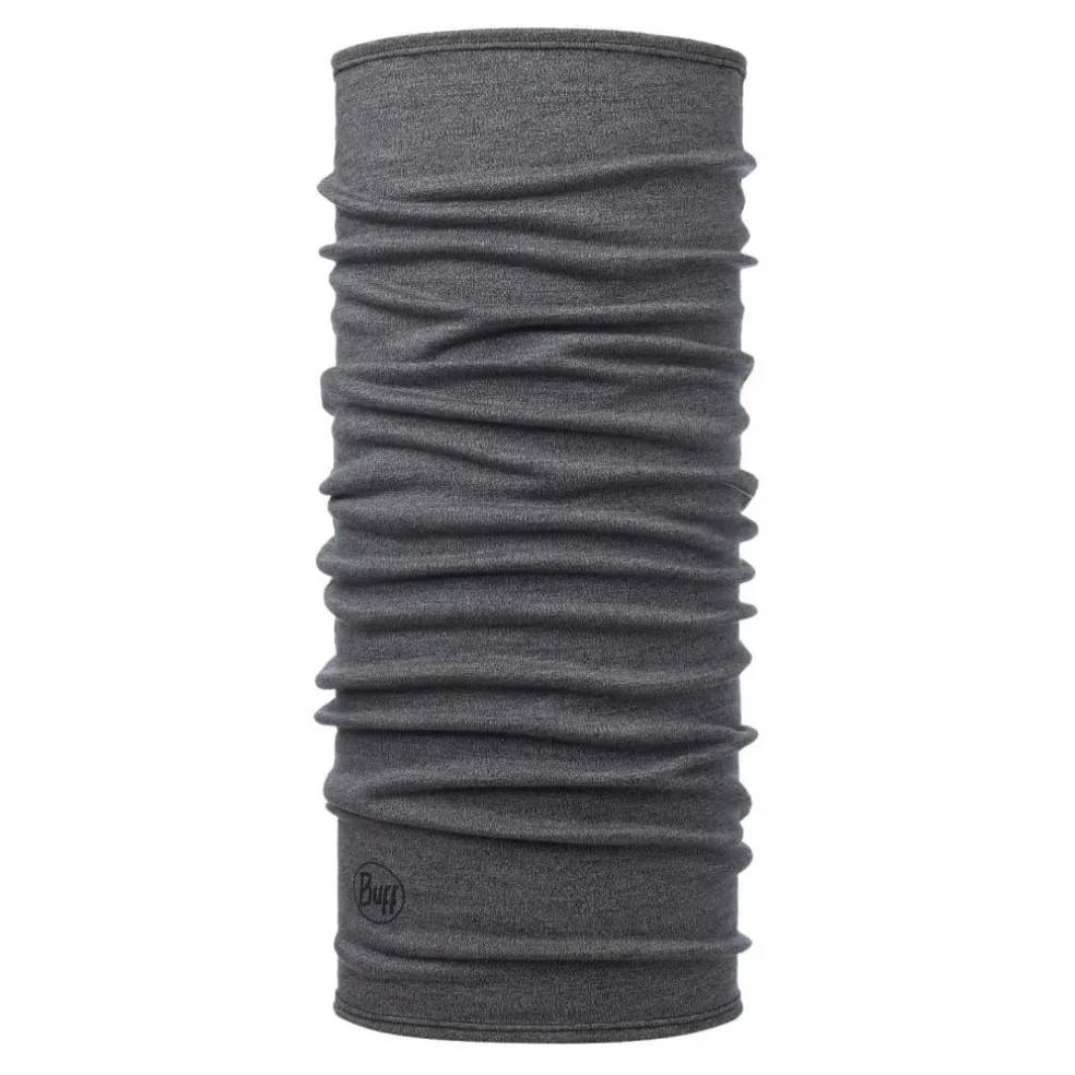 Buff Midweight Merino col light grey melange