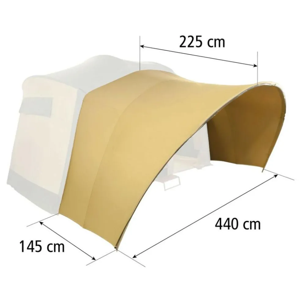 Cabanon Luxe luifel 440 cm YKK rits