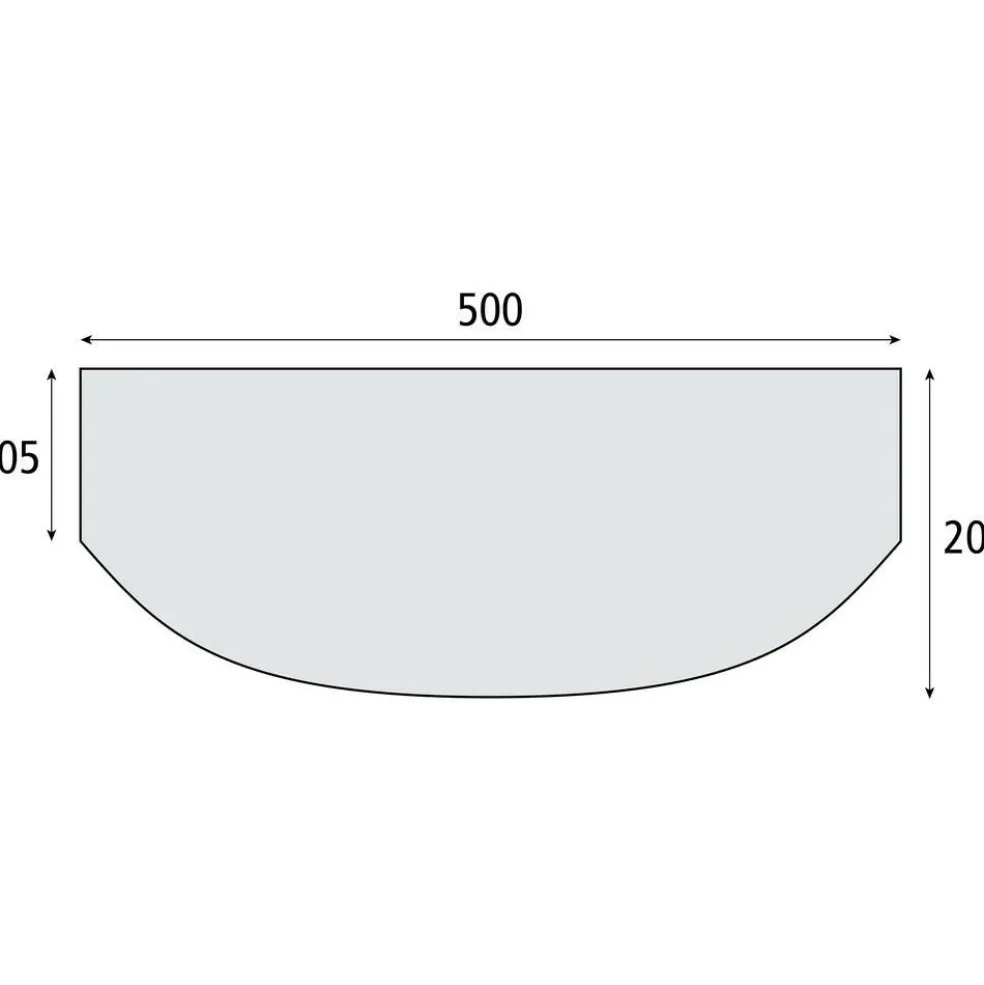 Cabanon Luxe luifel 500 cm YKK rits