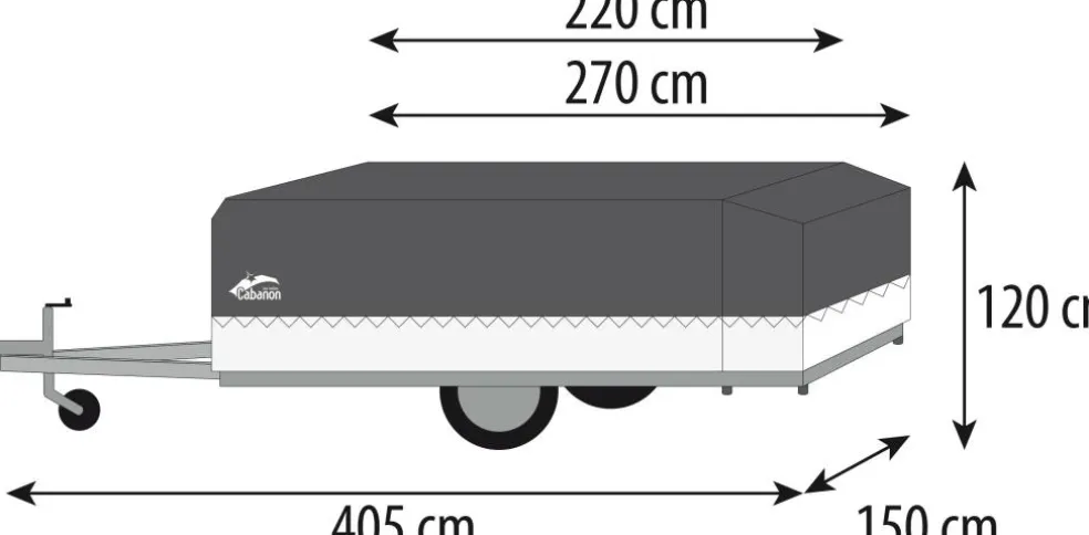 Cabanon Monaco EPS Basic vouwwagen