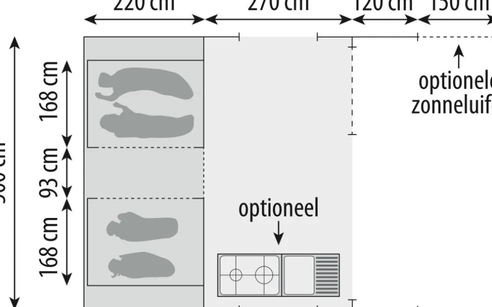 Cabanon Monaco EPS Basic vouwwagen