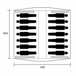 Cabanon Nevada XL groepstent beige
