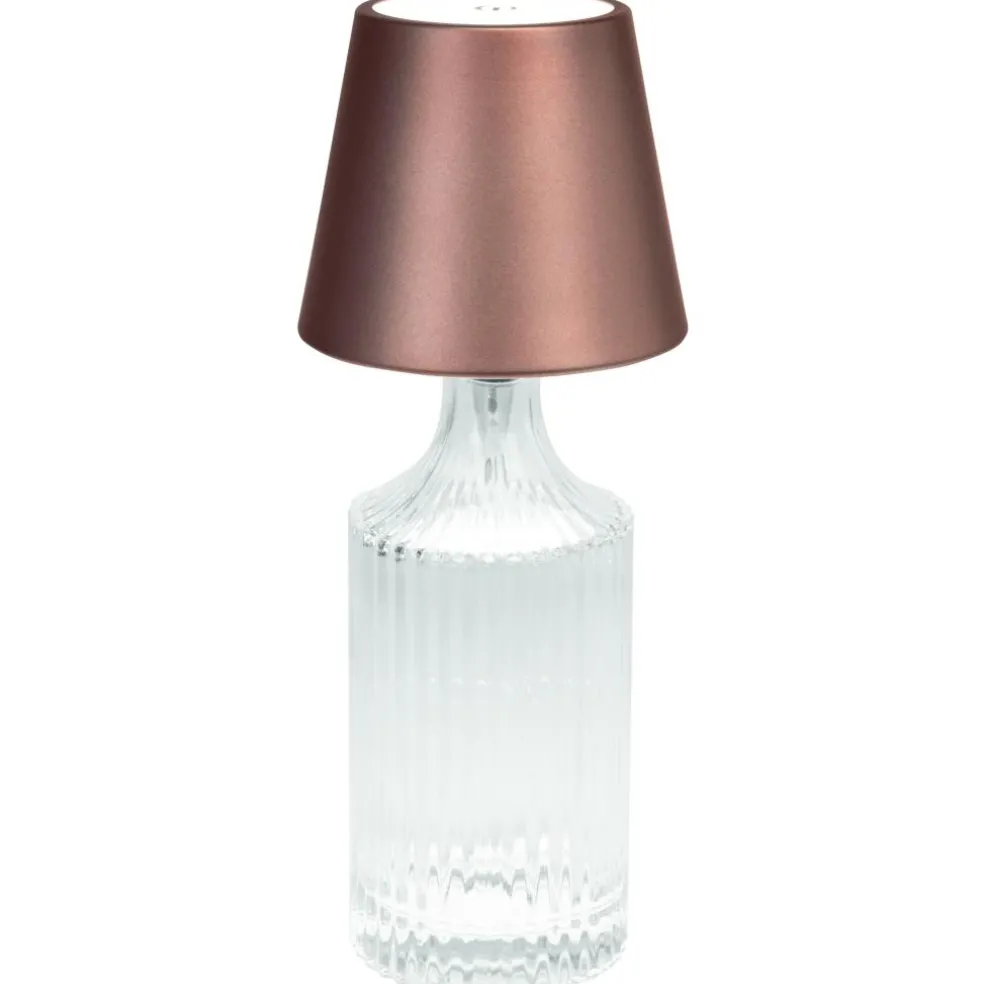 Calex Flessenstop met verlichting bronze