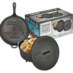 Camp Chef  Nationals Parks gietijzeren pannenset 3-delig