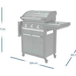 Campingaz 3 Series Premium S buitenkeuken black grey