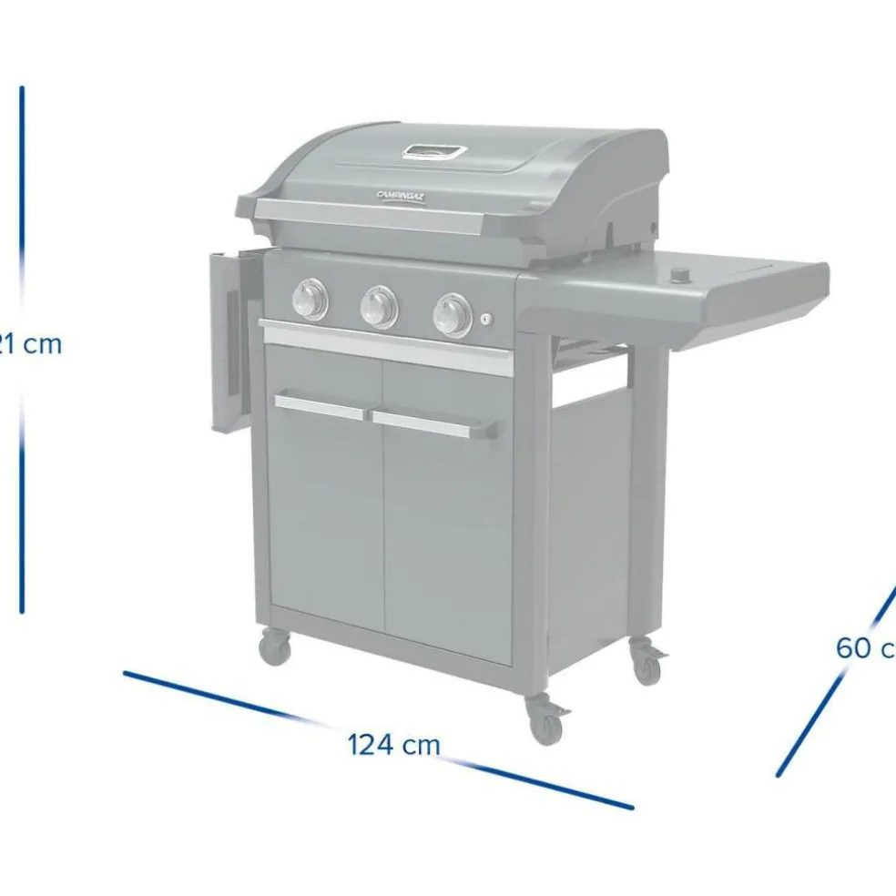 Campingaz 3 Series Premium S buitenkeuken black grey