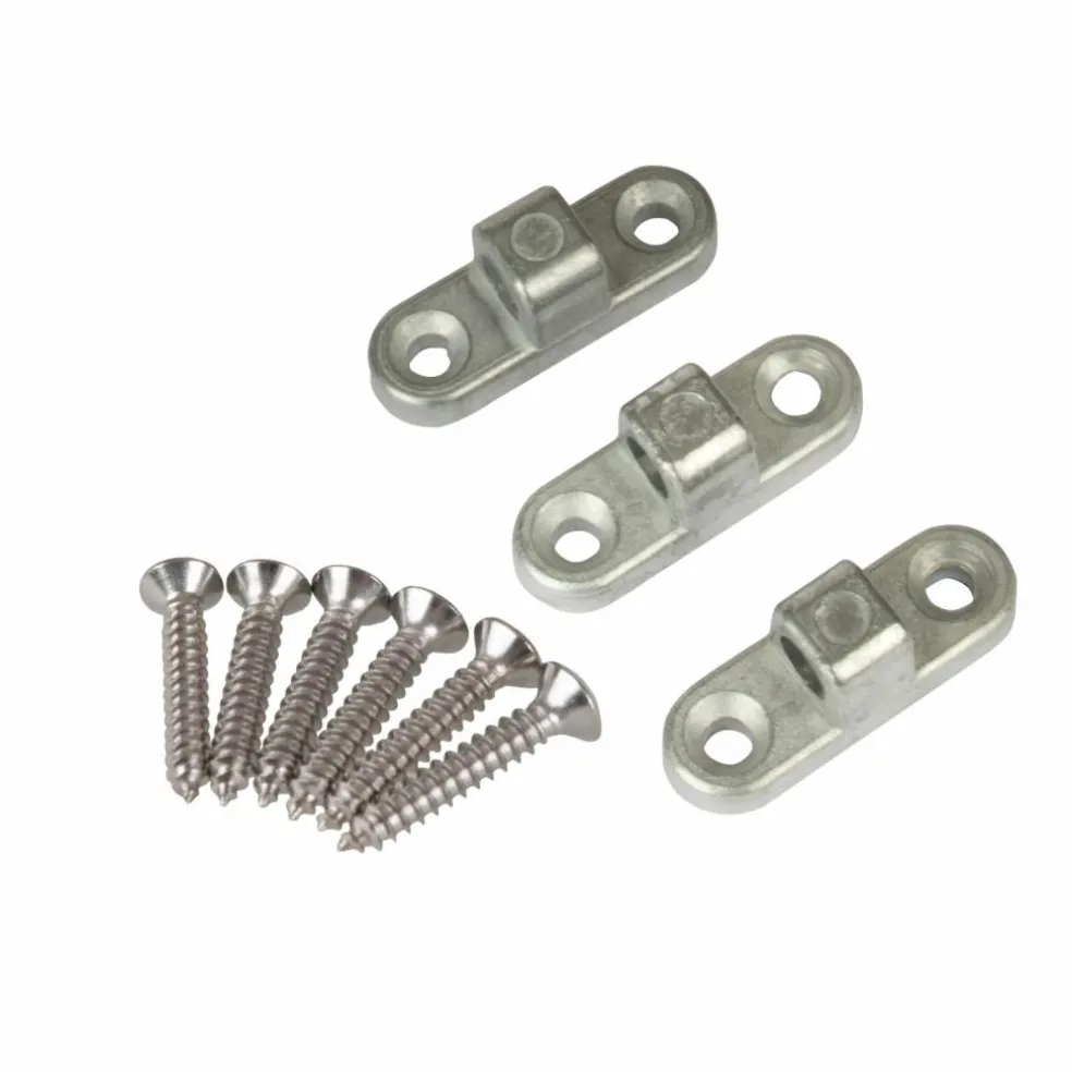 Campking Framebevestigingsogen verticaal metaal set van 3 stuks