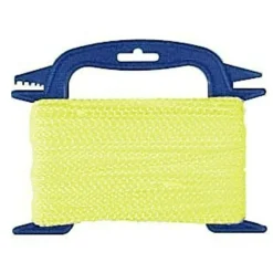 Campking Nylon scheerlijn op haspel 20 meter neon yellow
