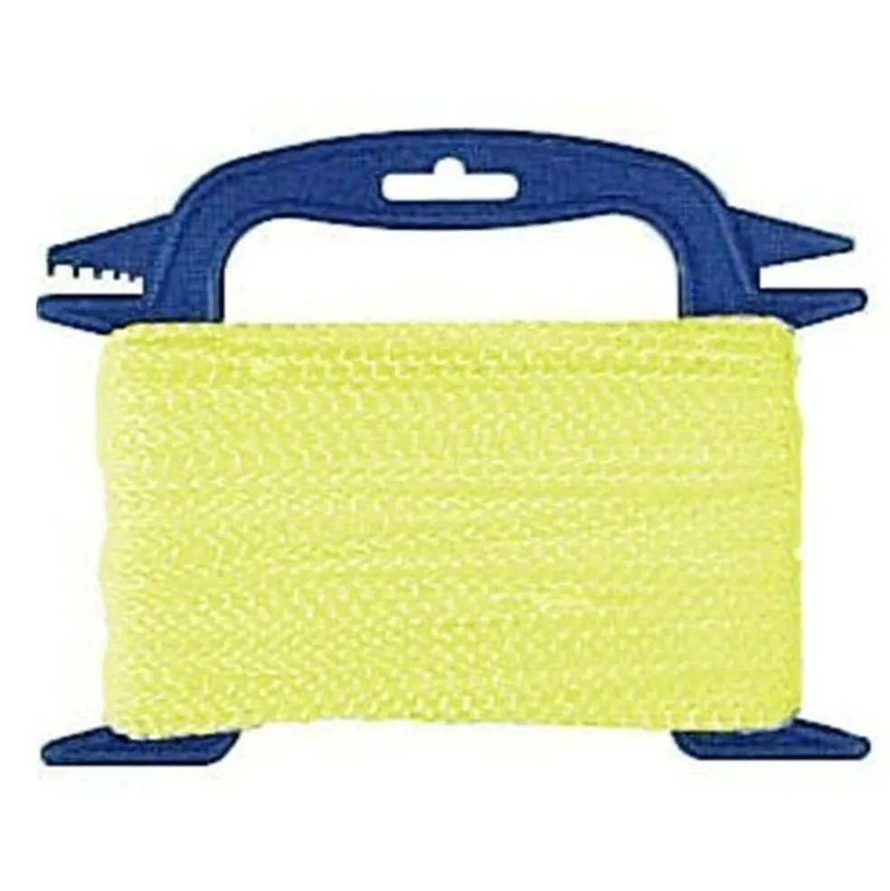 Campking Nylon scheerlijn op haspel 20 meter neon yellow