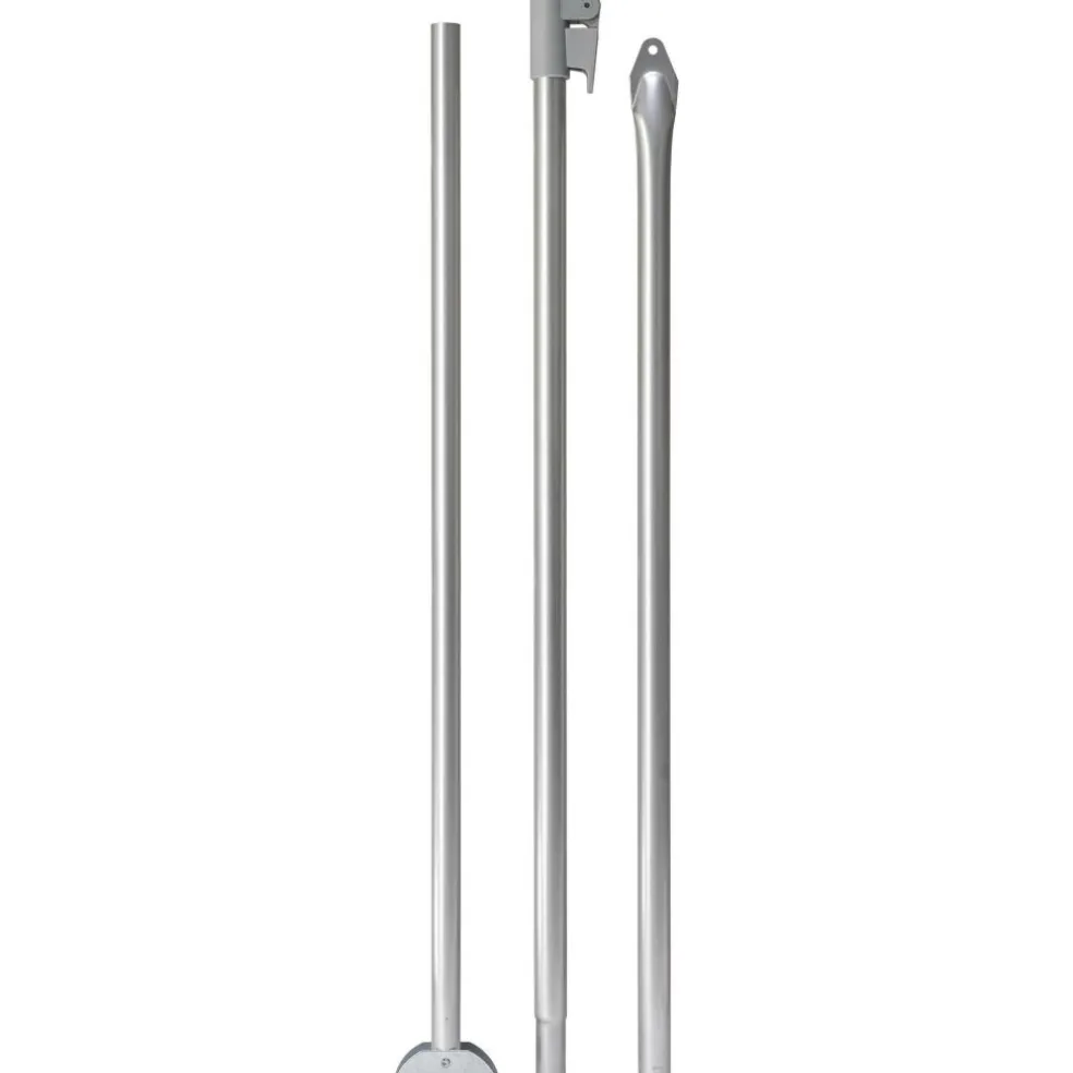 Campking Stormstok met voet aluminium 28 / 25 mm 170 - 260 cm QG