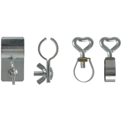 Campking Verandastang 3-delig staal 22 - 25 mm 170 - 340 cm