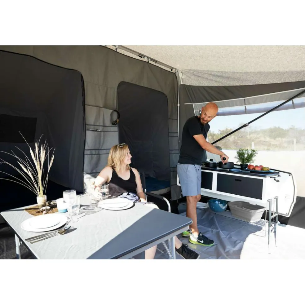 Camp-let North geremd vouwwagen 750 kg grey