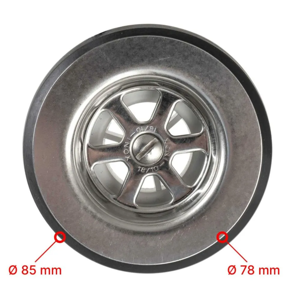 Can Afvoerplug met stop 1 1/4