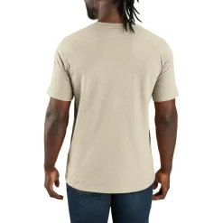 Carhartt Logo Graphic shirt heren oat milk