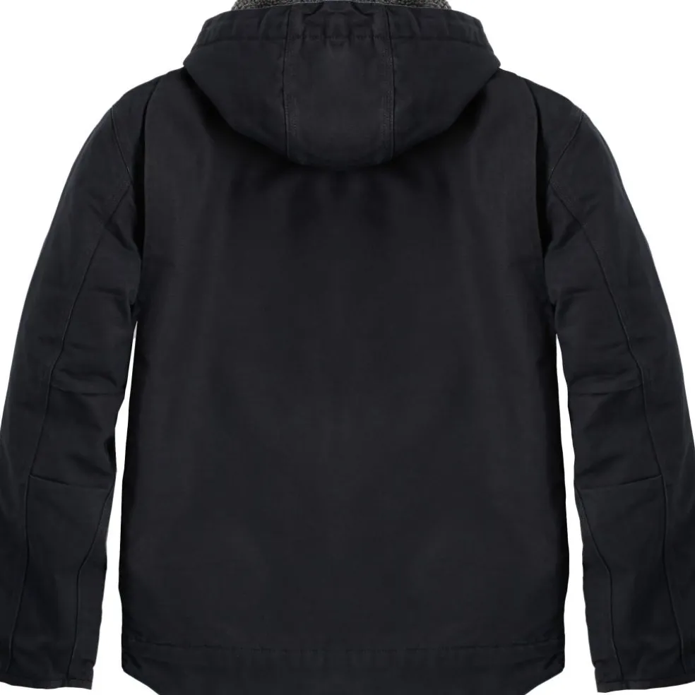 Carhartt Relaxed Fit Washed Duck Shepa Lined winterjas heren black