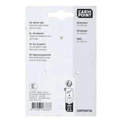 Carpoint 12V breedtelicht rood wit