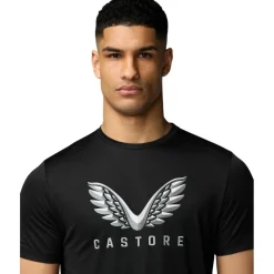 Castore Adapt Short Graphic shirt heren black white