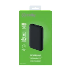 Celly PBE 5000 mAh powerbank zwart