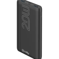 Celly PD20W 10.000 Mah powerbank zwart